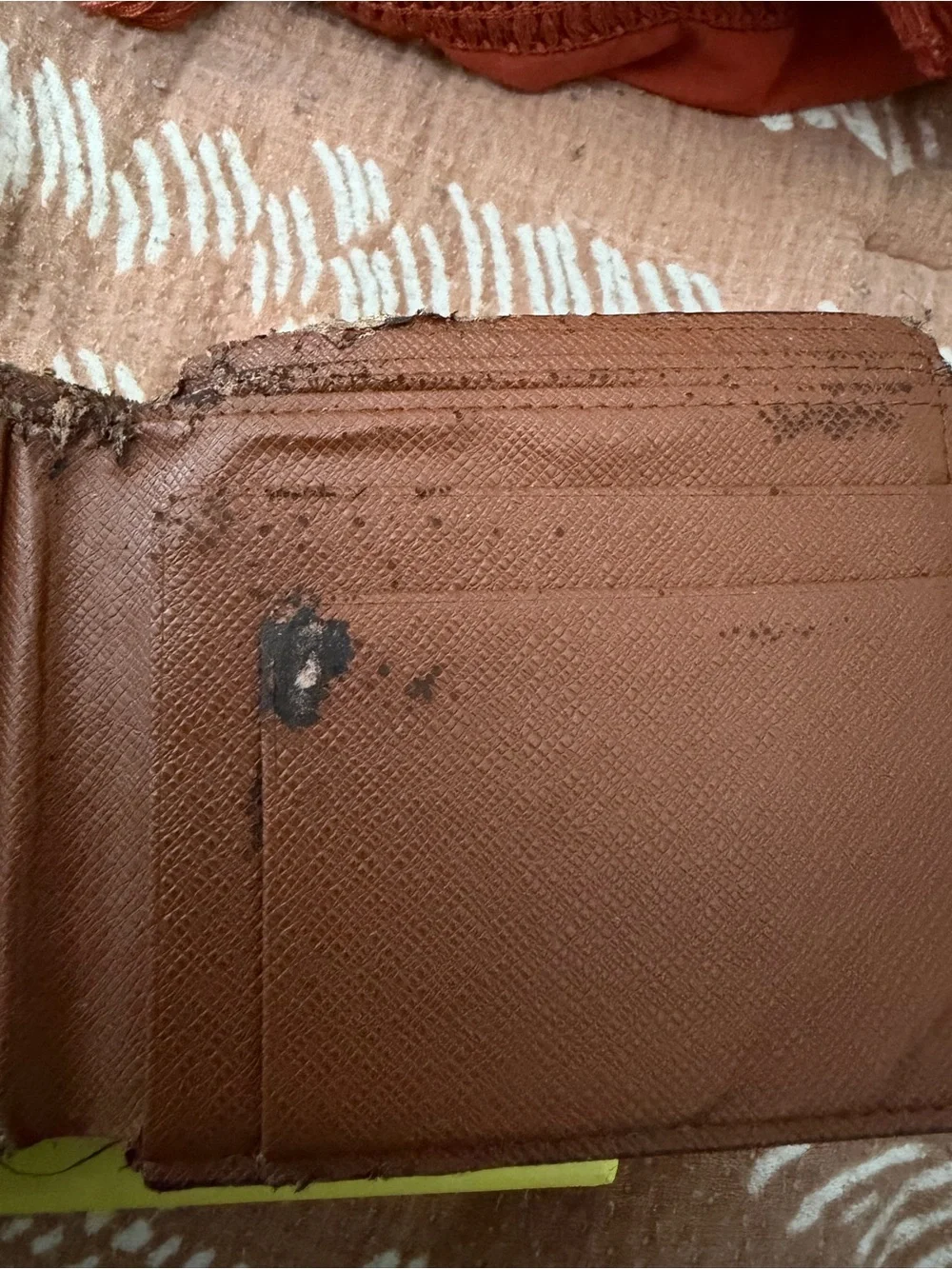 Louis Vuitton Brown and Tan Monogram Canvas Men's Wallet